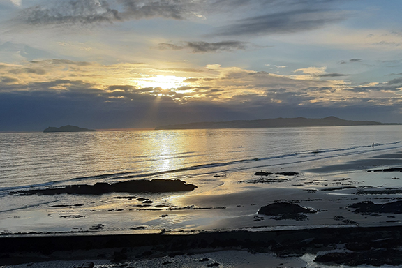 Sonnenuntergang am Strand